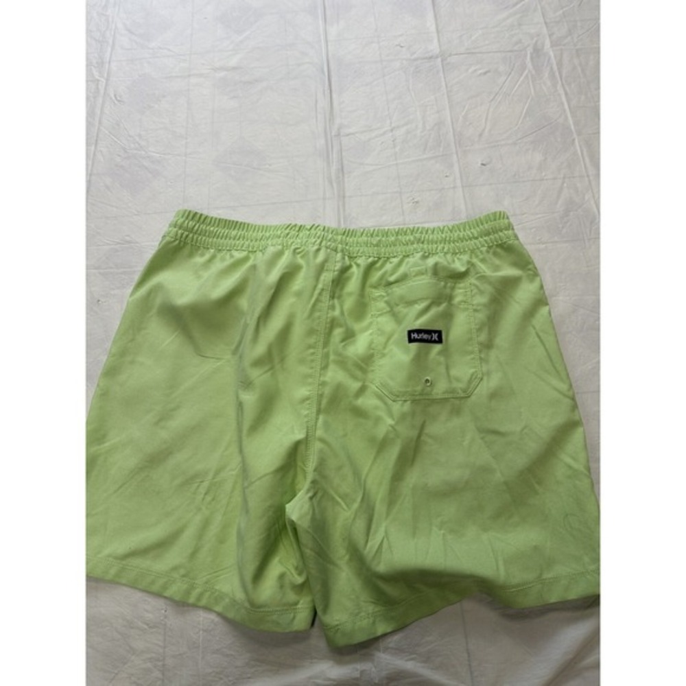 NWT Hurley Mens Neon‎ Green Board Shorts XL 17" Inch - Picture 8 of 8